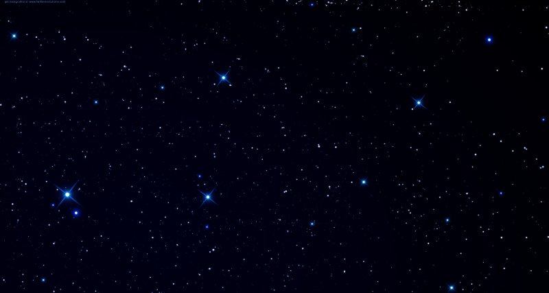 Небесные звезды на прозрачном фоне