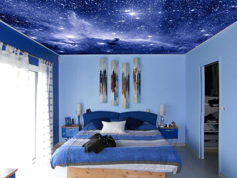 Синий потолок