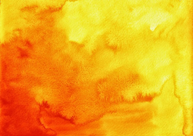 Желтый фон акварель