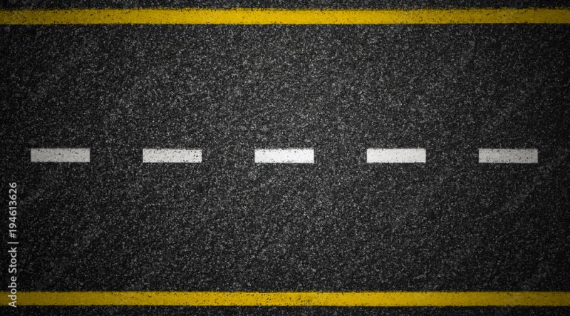 Асфальт с разметкой