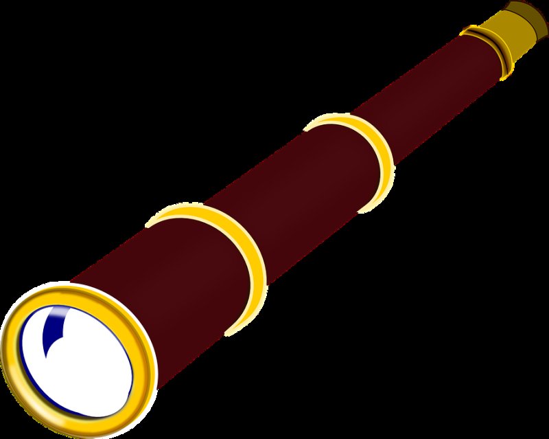 Подзорная труба вектор