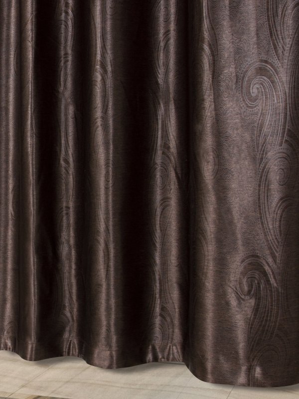 Шторы шоколадного цвета