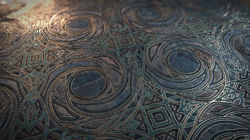 Каменный узор