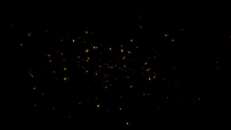 Светляки на черном фоне