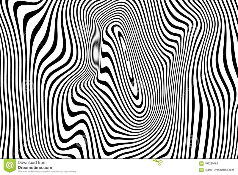 Черно белые линии