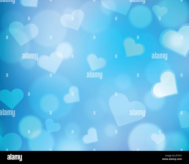 Голубое сердечко