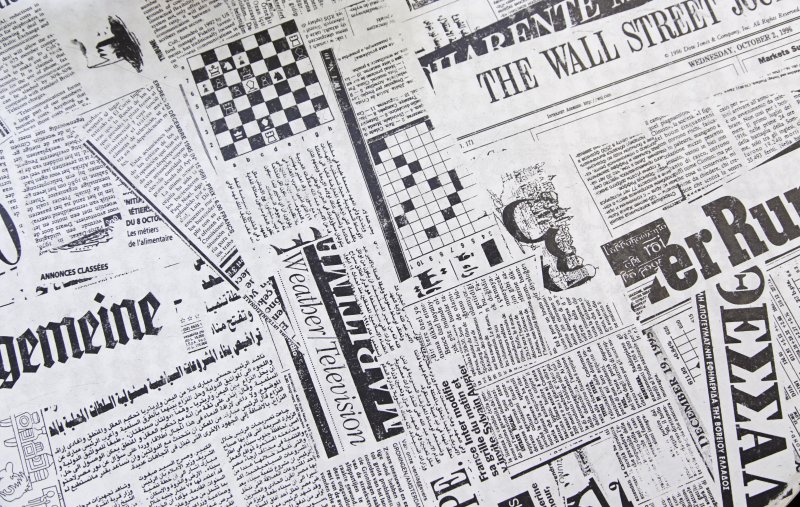 Газета фон