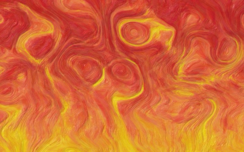 Оранжевый с разводами