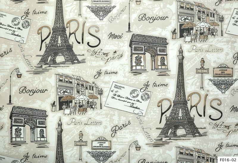 Обои Париж для стен на кухне