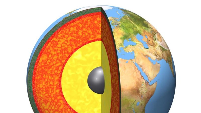 Планета земля ядро мантия