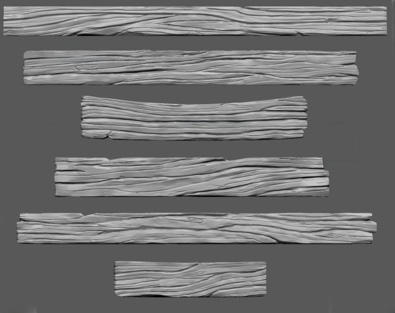 Alpha для Zbrush дерево