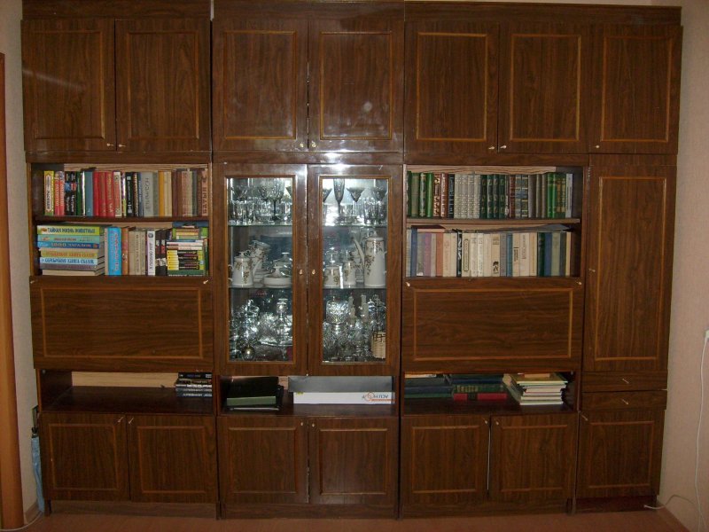 Советская стенка Вега перекраска