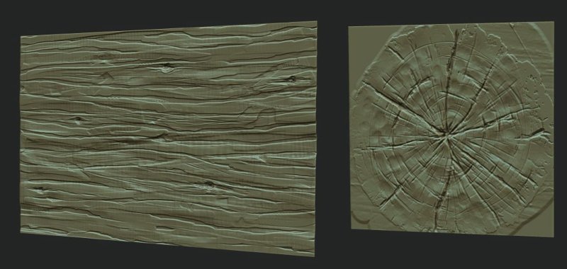 Кисть коры дерева Zbrush