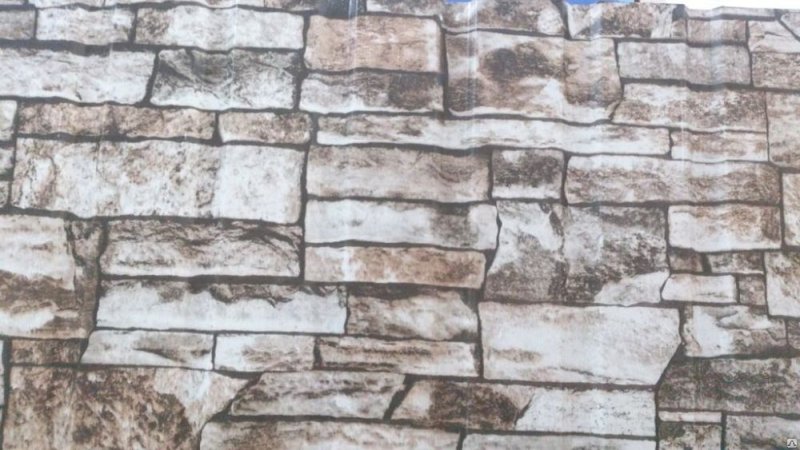 Цоколь белый камень профлист с-8