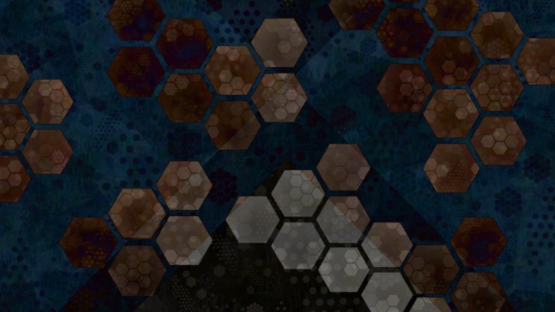 Обои шестигранники