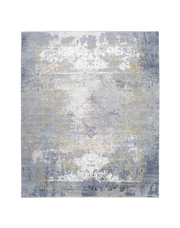 Ковер потертый серый