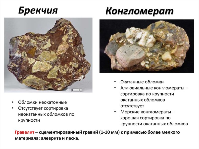 Конгломерат и брекчия