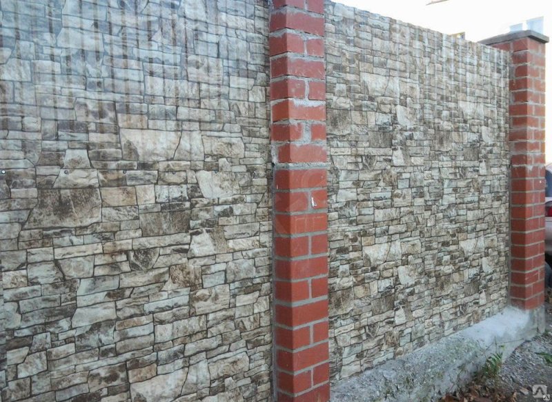 Профлист белый камень с-8