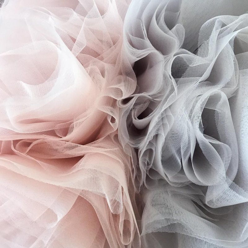 Ткань прозрачная фатин