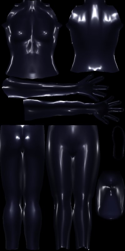 Черный латекс ткань