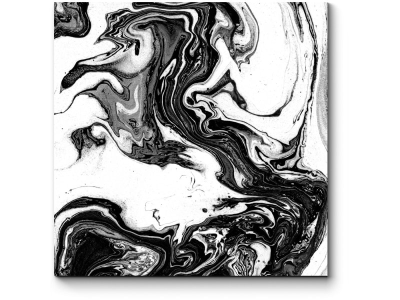 Абстракция в черно-белом цвете