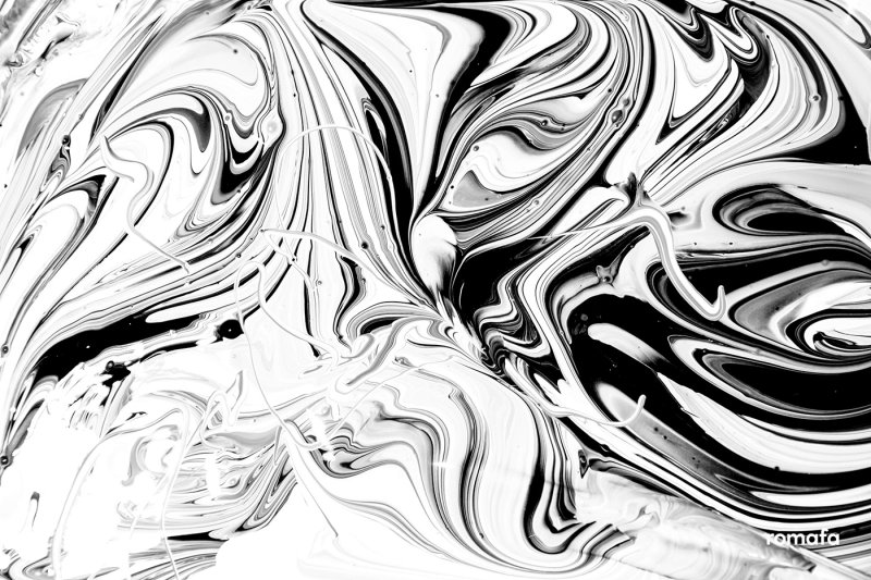 Черно белые краски