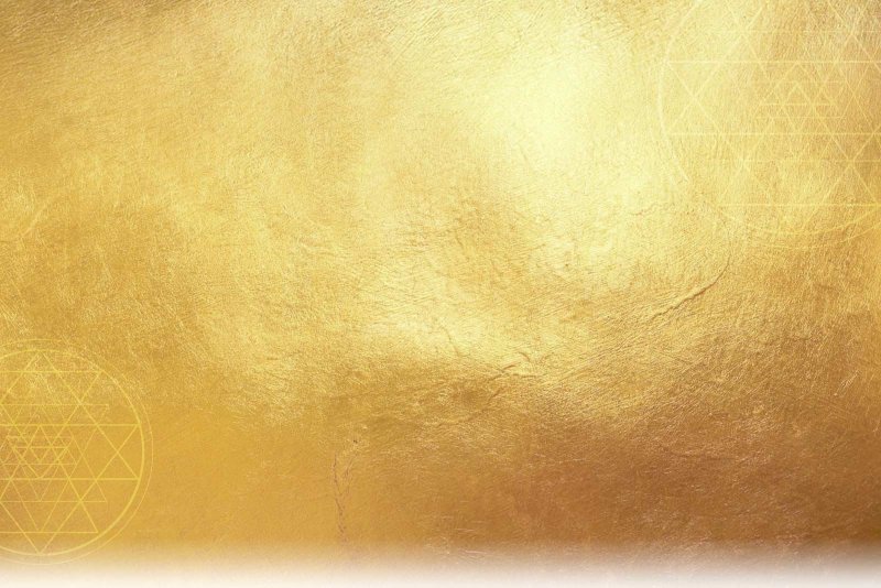 Золотая поталь фон