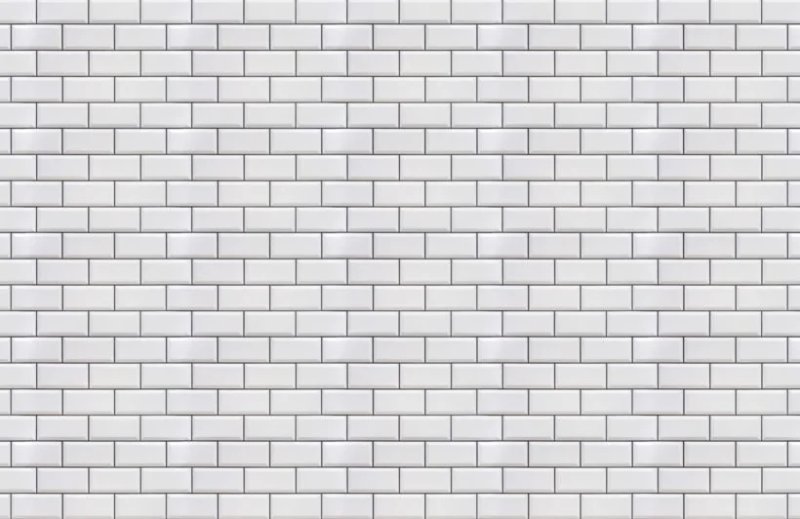 Кирпичная стенка белая
