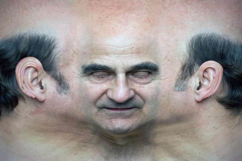 Текстура лица человека