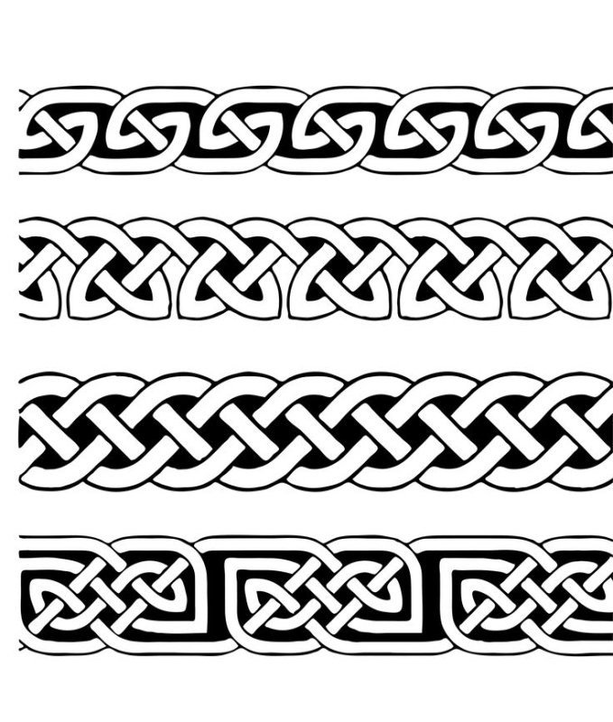 Кельтская вязь браслет