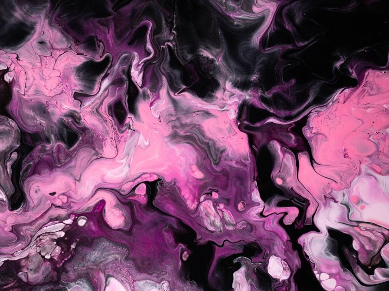 Розовые разводы