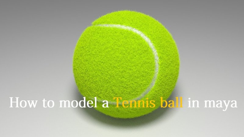 Теннисный мяч 3d