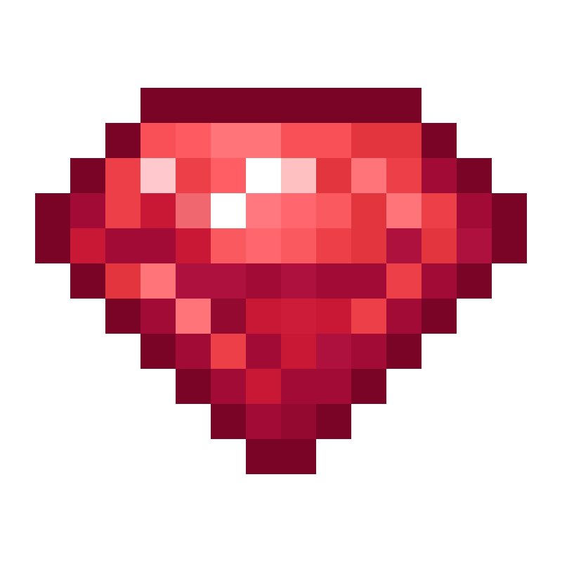 Рубиновый блок 16x16