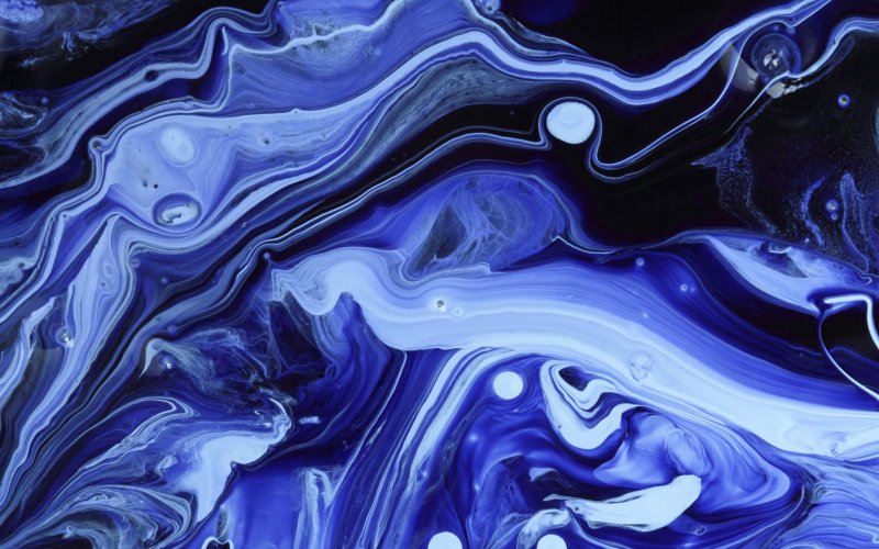Синяя абстракция
