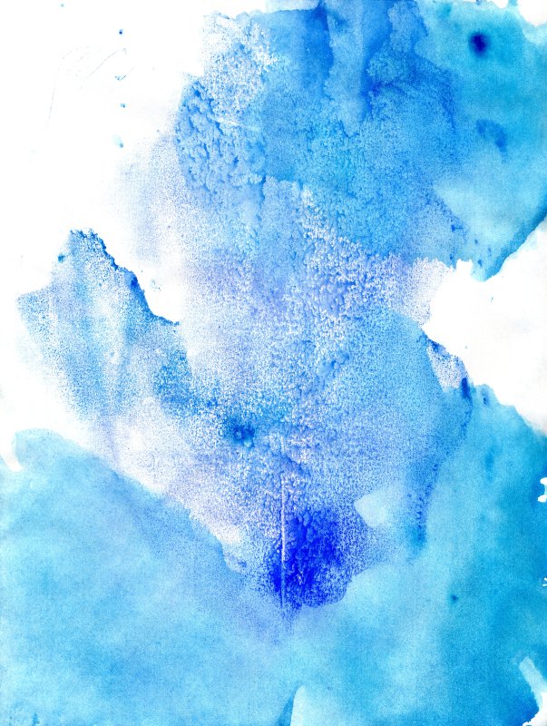 Акварель разводы