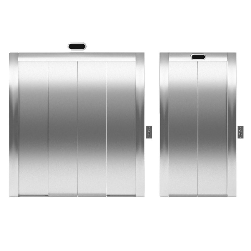 Телескопические двери лифта