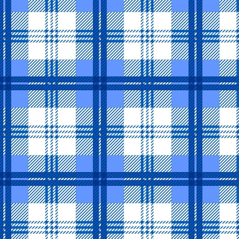 Фланель клетка сине-черная шир 150