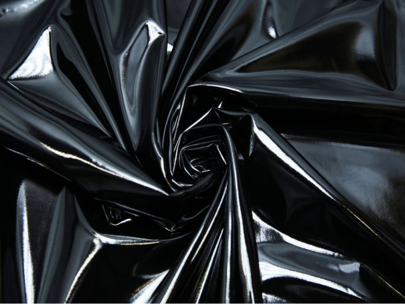 Черная латексная ткань