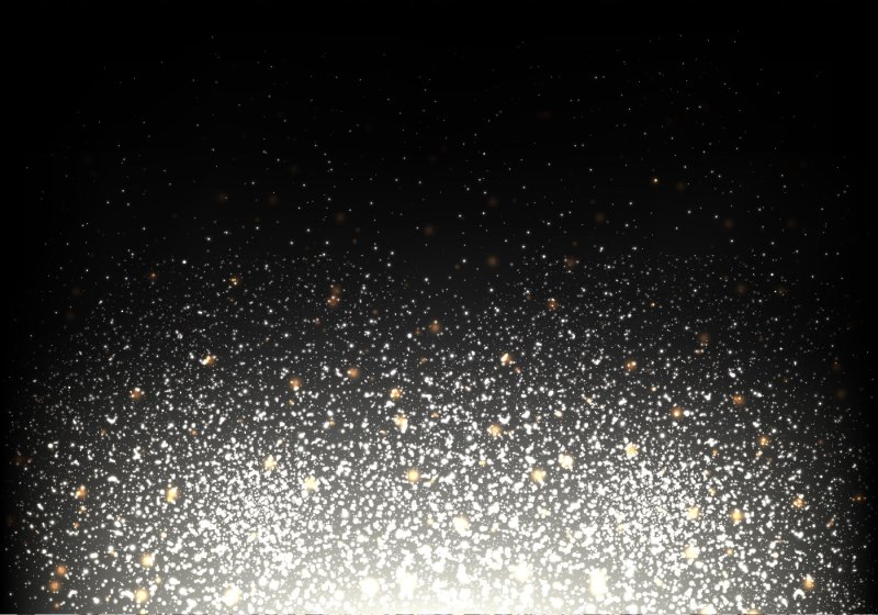 Блестки черные