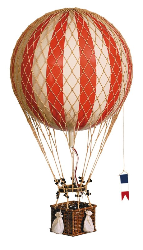 Воздушный шар с корзиной старинный