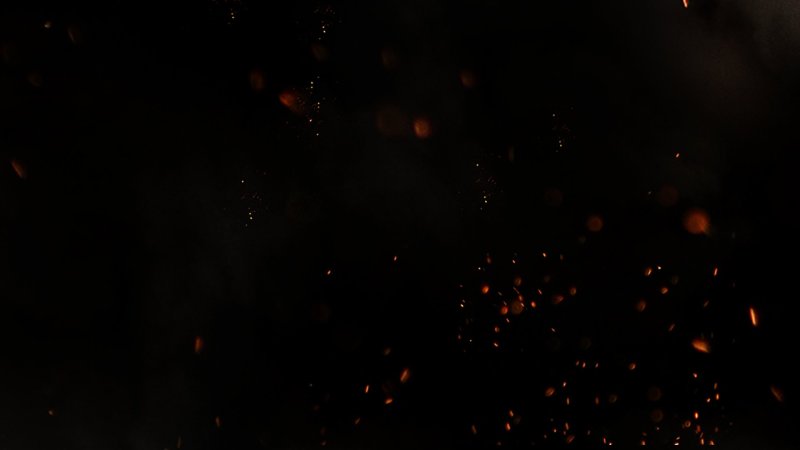 Блики от огня