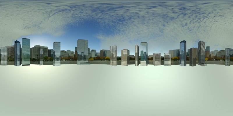 HDRI города 3ds Max