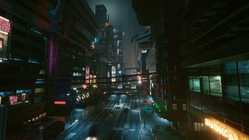 Киберпанк 2077 город Найт Сити