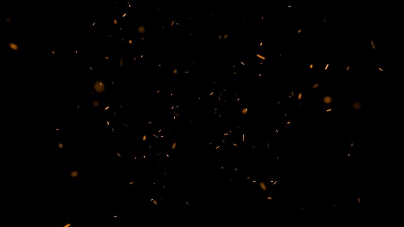 Пыль на черном фоне