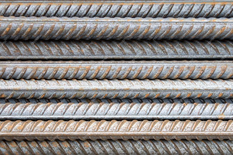 Ржавая металлическая арматура текстура