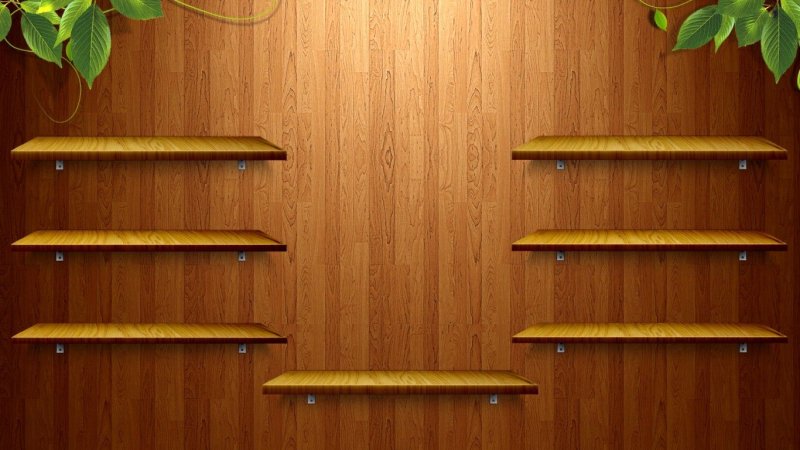 Рабочий стол полочки