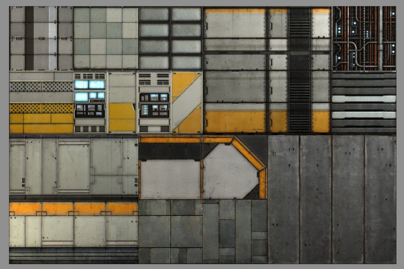 Текстура обшивки космического корабля