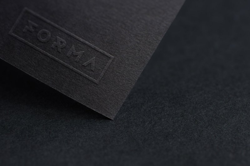 Черная дизайнерская бумага