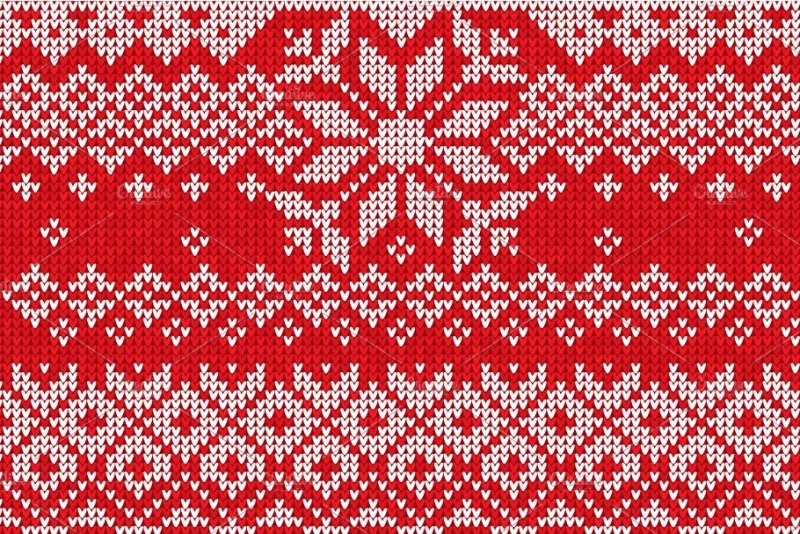 Орнамент для новогоднего свитера