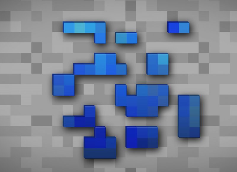 Лазуритовая руда майнкрафт